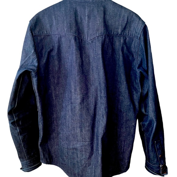 Nudie Jeans raw denim button down shirt - Picture 2 of 2